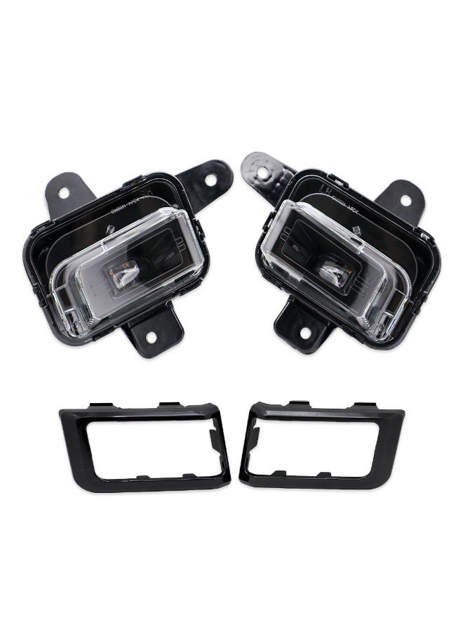 DLAA Pack of 2 Front GM9031-LED Fog Lamp with Black Cover & Wires Suitable for Sierra 2023-ON | 1 Year International Warranty - Image 2